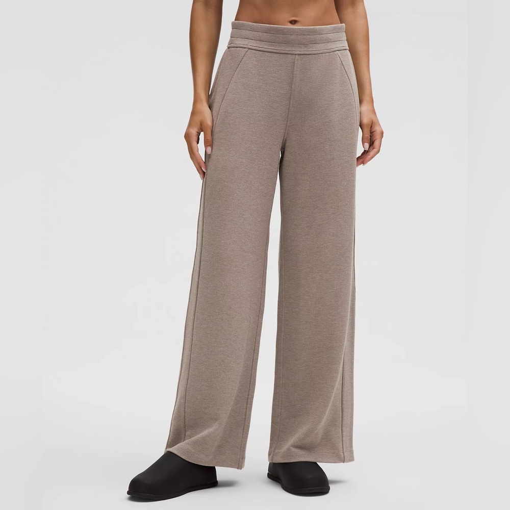 ❌SOLD❌ Scuba Wide Leg Pant Waffle
